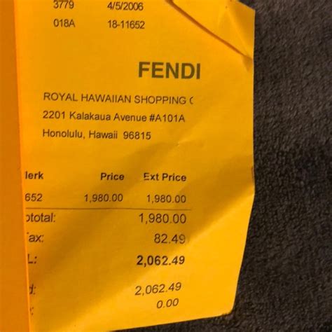 fendi bag receipt|pre owned Fendi bags.